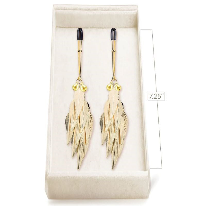 Couture-Inspired Sensual Adornments - Golden Harvest Nipple Clamps Nipple and Clit Clamps