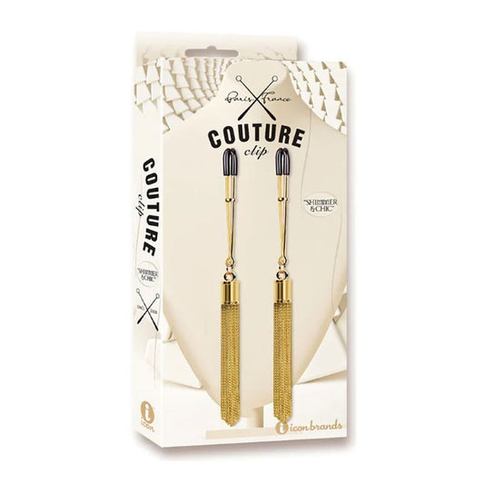 Parisian Allure Luxury Nipple Clamps - Shimmer & Chic Nipple and Clit Clamps