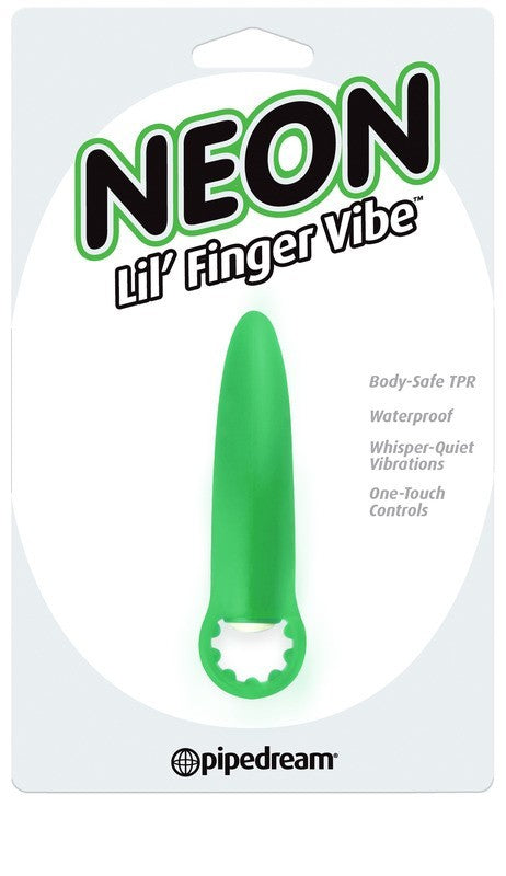Pipedream Neon Lil' Finger Adult Massager Bullet Vibrators