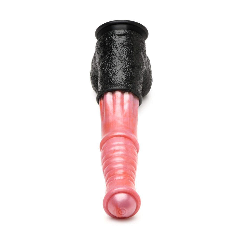 Creature Cocks Giant Centaur Dildo - Ribbed Pleasure, Suction Cup Base Non-Realistic Dildos