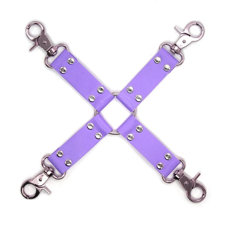 Cross Hog Tie Clip Cuffs and Restraints