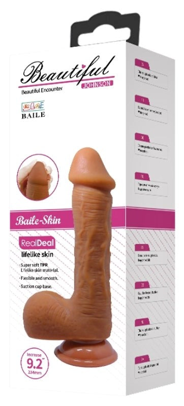 Dildo "Johnson" Light Brown Realistic Dildos