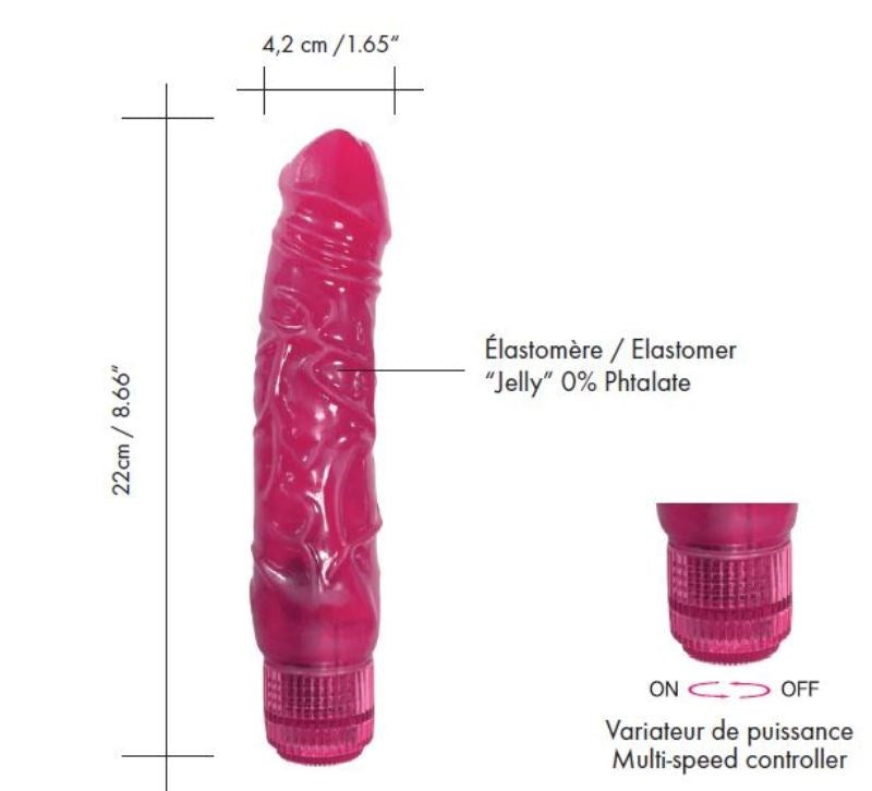 Dorcel Luxury Collection Jelly Boy G-Spot Vibrators