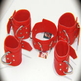 Premium Leather Adjustable Couples Restraint - Unforgettable Passion Cuffs and Restraints