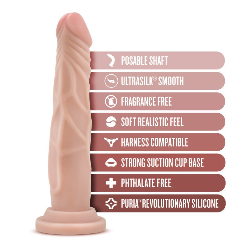 Dr. Skin's Ultrasilk‚Ñ¢ Pleasure Enhancer - 7-Inch Delight Realistic Dildos