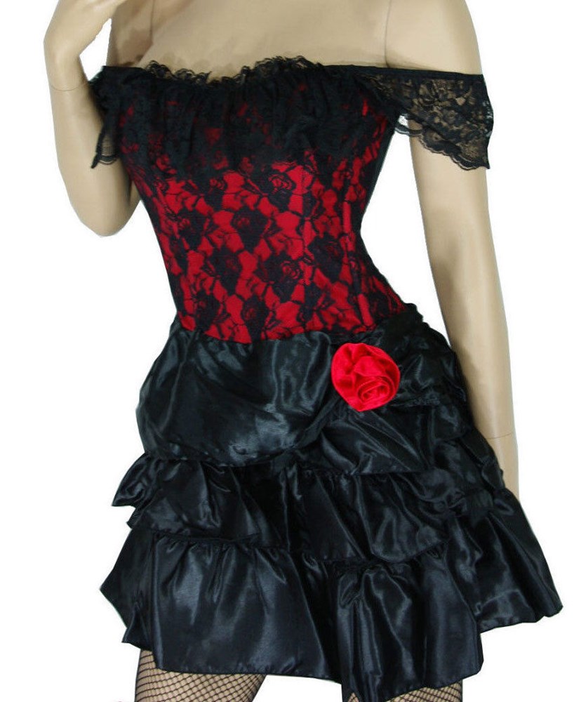 Dreamgirl Senorita Faulosa Costume - Sultry Elegance Unveiled Fancy Dress Ups