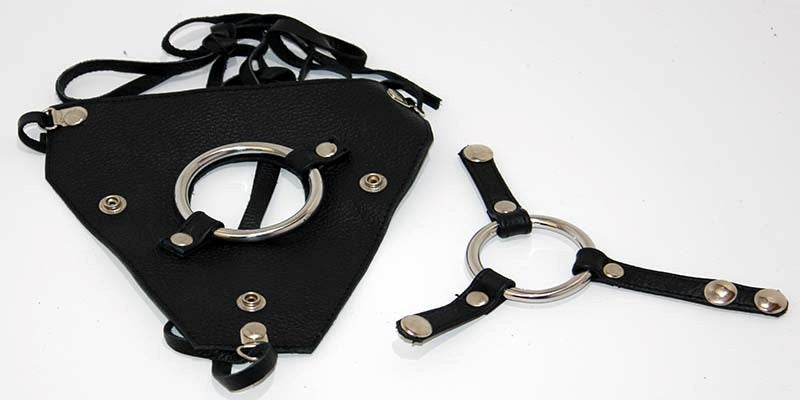 Dual Cock Ring Strap On Harness Strap On Sextoys