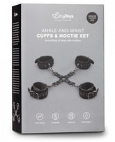 Easytoys Fetish Ankle and Wrist Cuffs and Hogtie Set Cuffs and Restraints