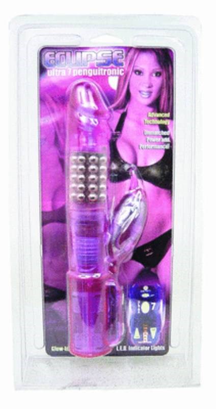 Eclipse Ultra 7 Penguintronic Purple Rabbit Vibrators
