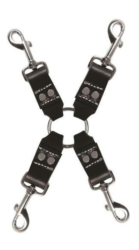 Edge Leather 4 Point Hog Tie BDSM Restraints - Cuffs and Restraints