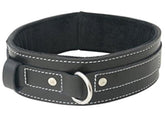 Edge Lined Leather BDSM Play Collar Collars and Leads