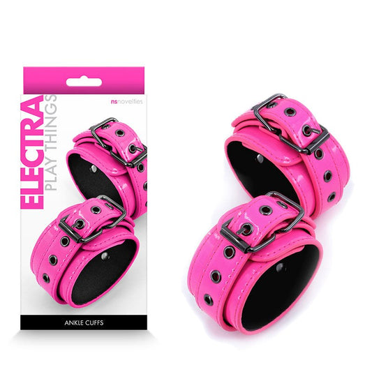 NS Novelties Electra - Stylish Ankle Cuffs for Passionate Play Cuffs and Restraints