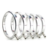 ElectraStim Electro Metal Cock Rings Set of 5 Electro Sex
