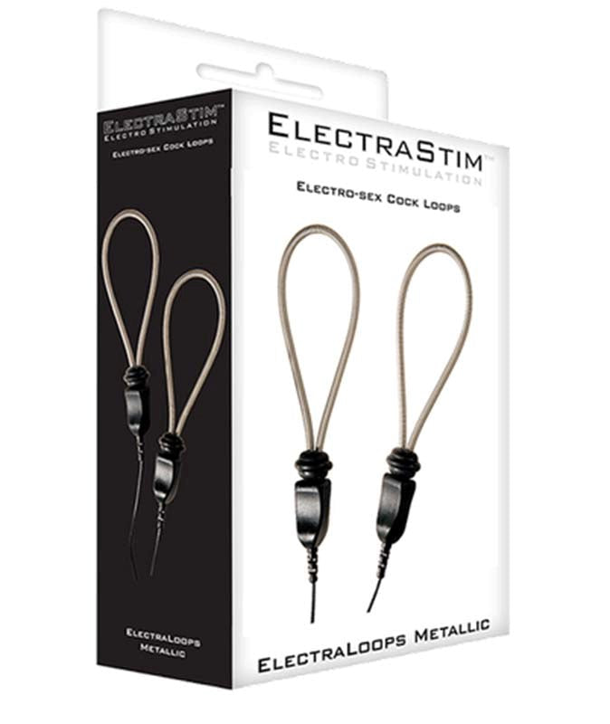 Electrifying Metallic Scrotal Loops - Elevate Your Intimate Play Electro Sex