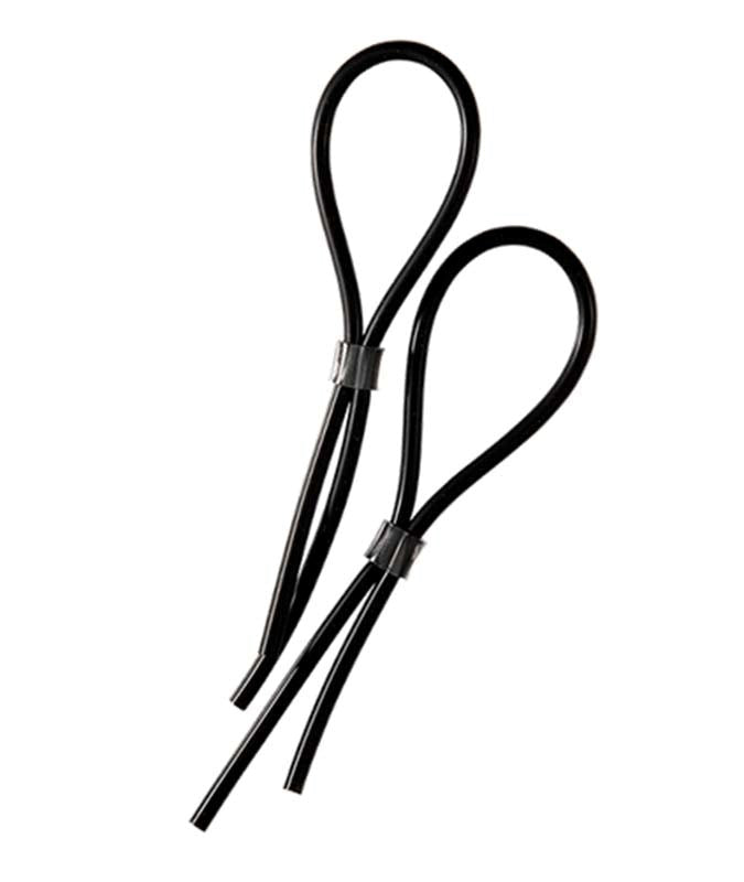 ElectraStim Rubber Adjustable Cock and Scrotal Loops Electro Sex