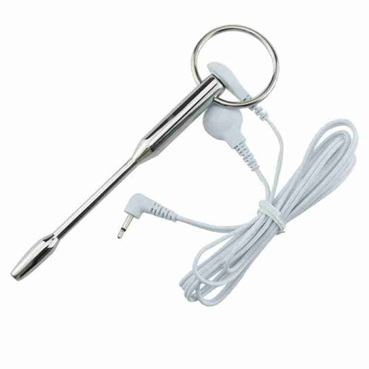 Electro Da Bomb Solid Metal Penis Plug Electro Sex