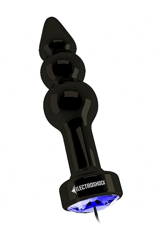 Electroshock Ribbed Butt Plug Luxury Sex Toys