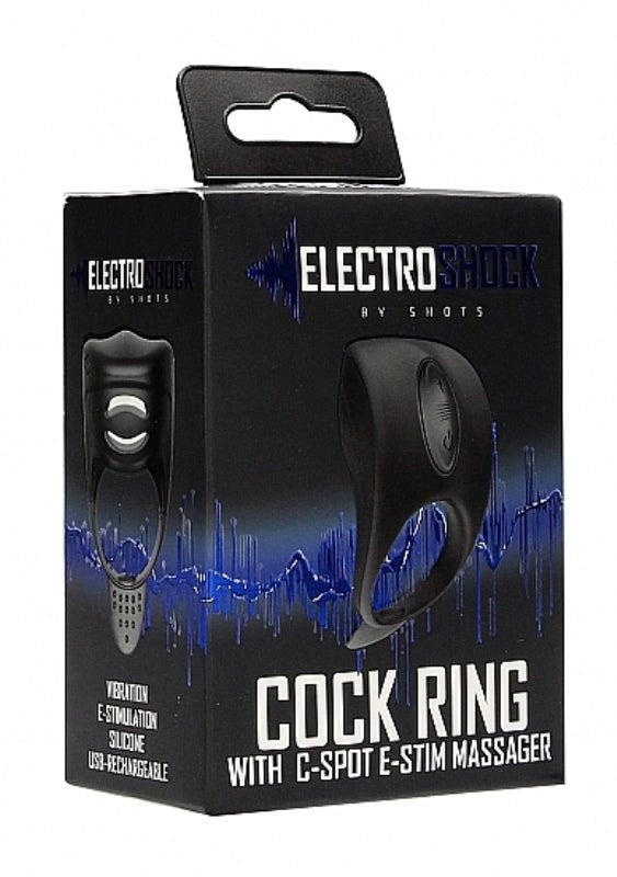 Electroshock Vibrating Cock Ring Electro Sex