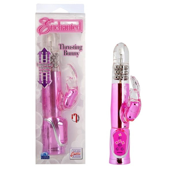 CalExotics Enchanted Thrusting Bunny Rabbit Massager Rabbit Vibrators