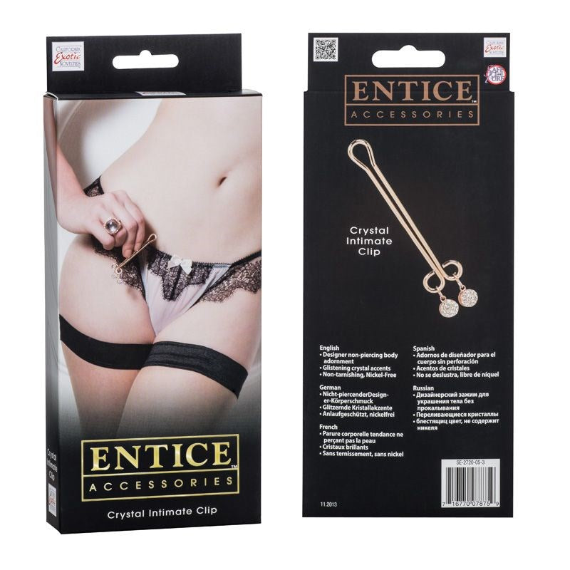Entice Accessories Crystal Intimate Clitoral Clip Fancy Dress Ups