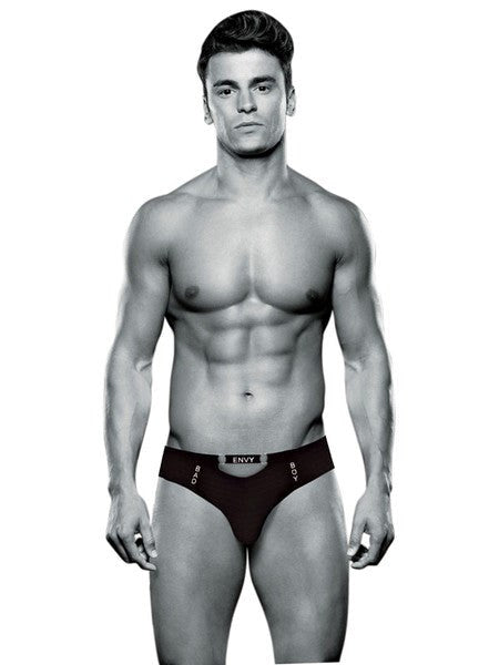 Envy's Captivating Bad Boy Thong - Black Jocks and G-Strings