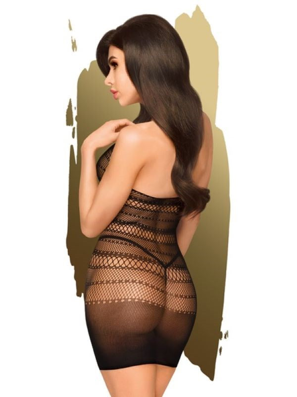 Penthouse Lingerie - Sophisticated Allure Mini Dress in Black Bras and Bra Sets