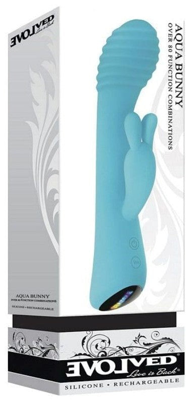 Evolved Aqua Bunny - Customizable Ecstasy Awaits Rabbit Vibrators