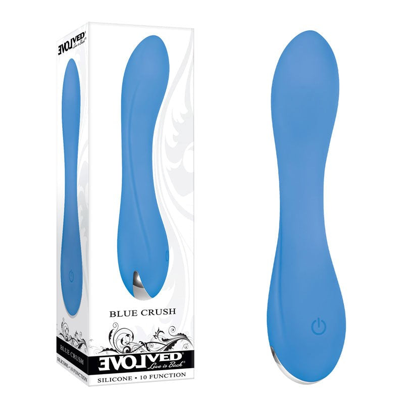 Evolved BLUE CRUSH - Petite Pleasure Powerhouse G-Spot Vibrators