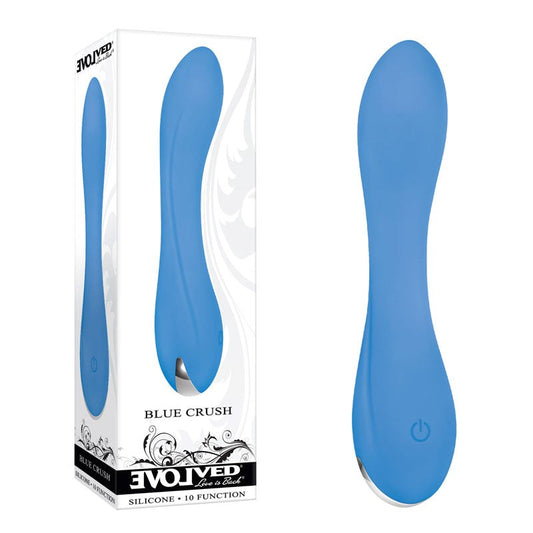 Evolved BLUE CRUSH - Petite Pleasure Powerhouse - G-Spot Vibrators