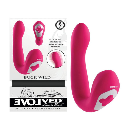 Evolved Buck Wild Flicking Vibrator - Tap, Thump, and Come-Hither for Wild Delight - G-Spot Vibrators