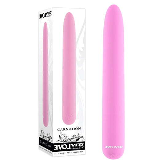 Evolved Carnation Slimline Vibe - Bullet Vibrators