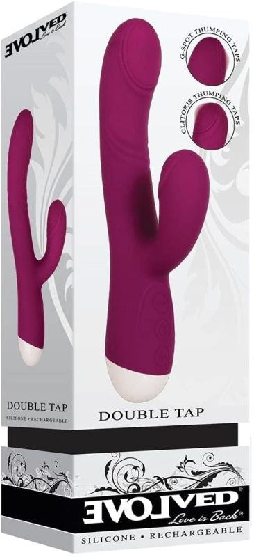 Evolved Double Tap Rabbit Vibrators