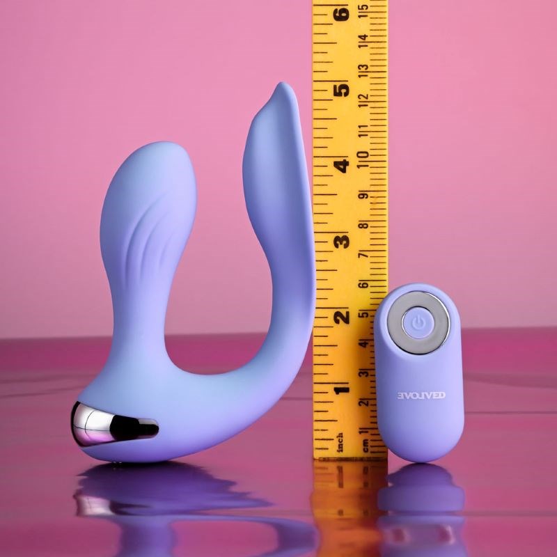 Evolved's Compact Remote-Controlled Pleasure Companion Rabbit Vibrators