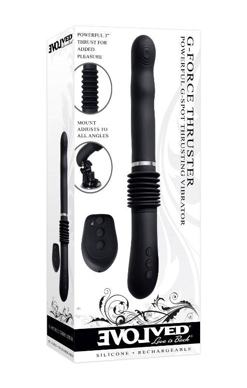 Evolved G-Force Thruster Black - Luxury Sex Toys