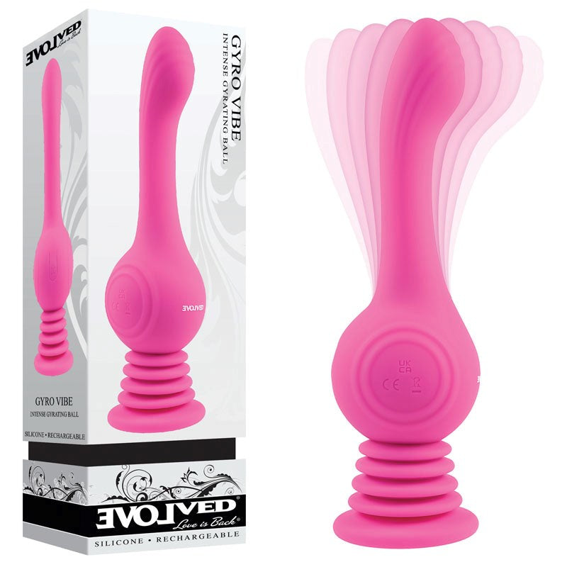Evolved Gyro Vibe in Pink - Spin into Ecstasy G-Spot Vibrators