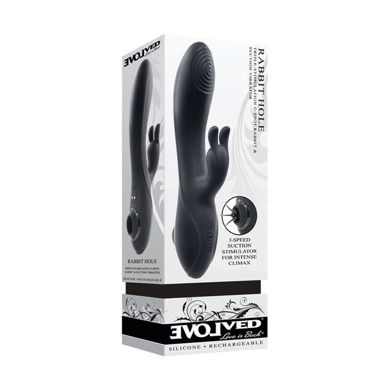 Evolved RABBIT HOLE - Indulge in Tri-Sensational Bliss Rabbit Vibrators
