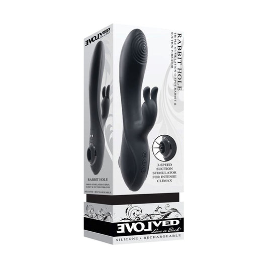 Evolved RABBIT HOLE - Indulge in Tri-Sensational Bliss - Rabbit Vibrators