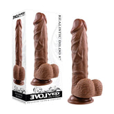 Evolved Realistic Dildo - 8 Inch Dark Delight Realistic Dildos