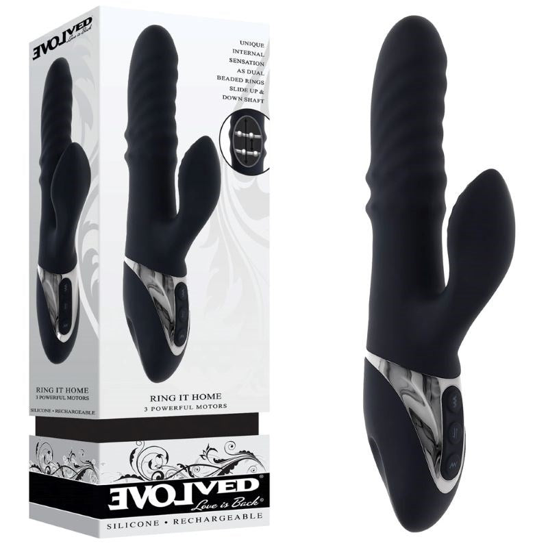 Evolved Ecstasy Ring - Unleash Pleasure with Dual Vibration Rabbit Vibrators