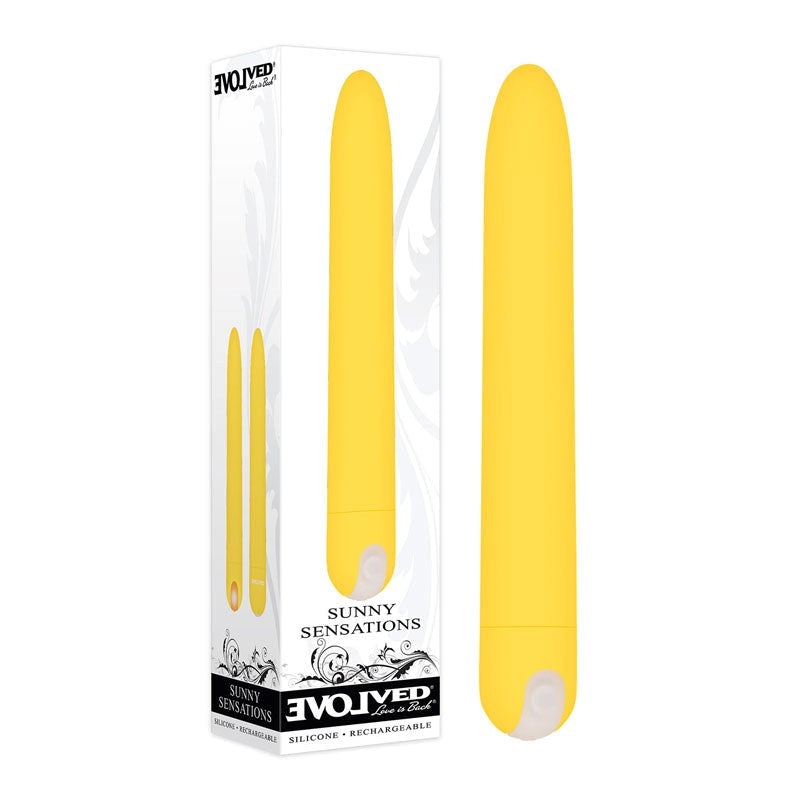Evolved Sunny Sensations - Yellow Vibe for Timeless Delight Bullet Vibrators