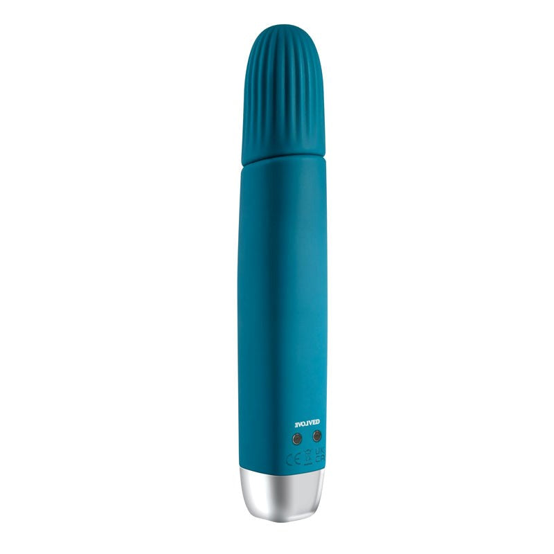 Evolved Super Slim Blue Vibrator - Powerful and Elegant Pleasure Bullet Vibrators
