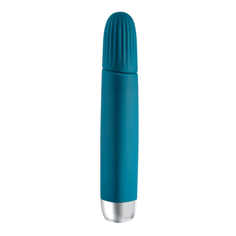 Evolved Super Slim Blue Vibrator - Powerful and Elegant Pleasure Bullet Vibrators