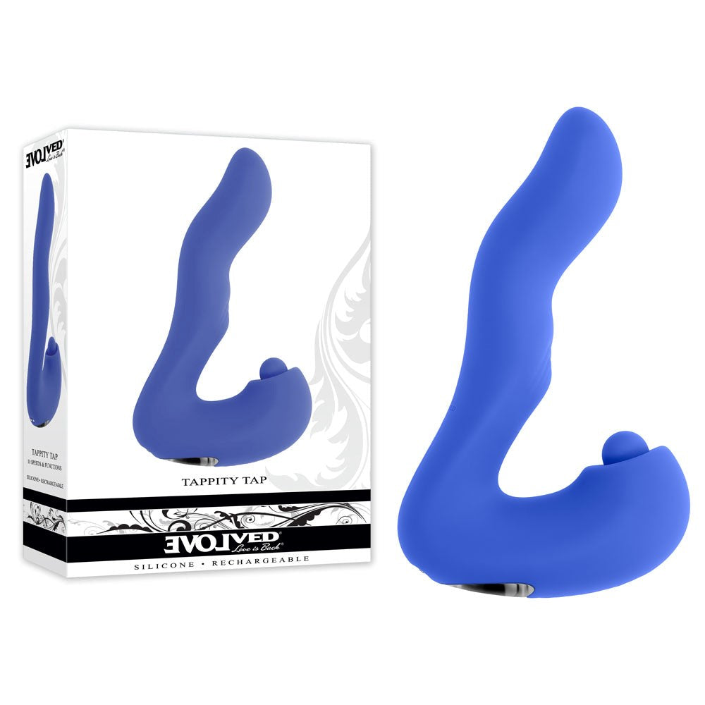 Evolved Tappity Tap - 10 Speeds, 5 Tapping Modes, USB Rechargeable G-Spot Vibrators