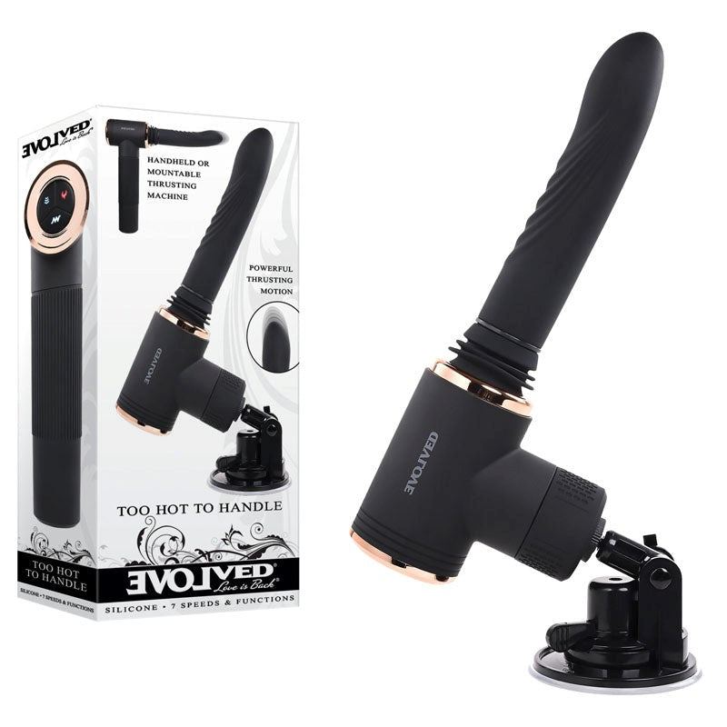 Evolved TOO HOT TO HANDLE Thruster - Rechargeable Pleasure Enhancer G-Spot Vibrators