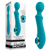 Evolved Wanderful Sucker - Dual Sensation Massage Wand Body Wands