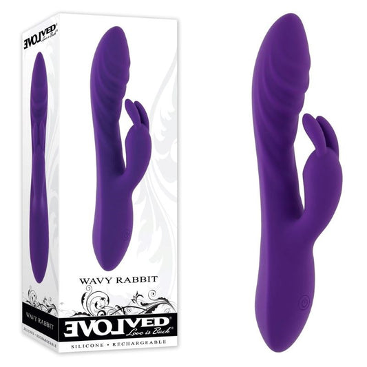 Evolved Wavy Rabbit Vibrator - Unleash Your Senses - Rabbit Vibrators