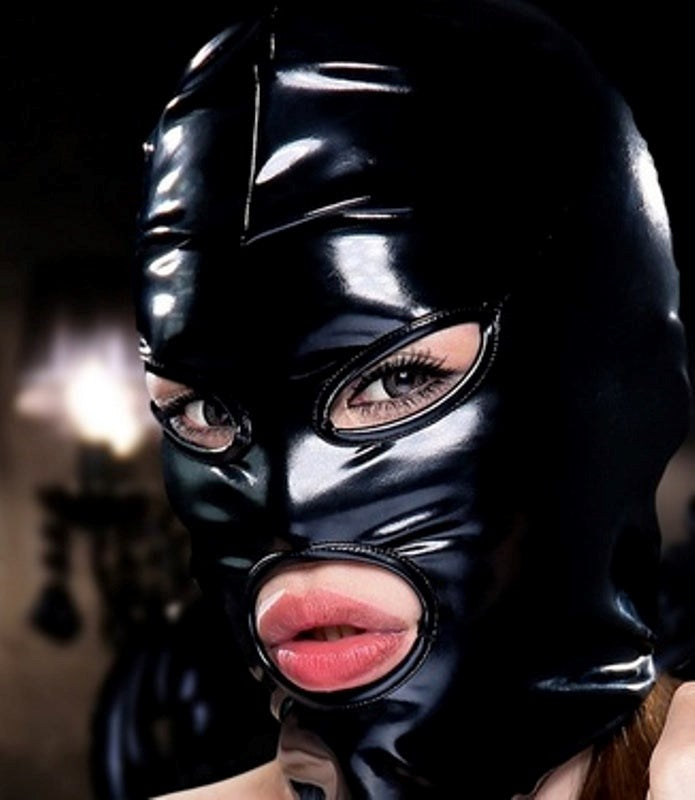 Execute Stretch PVC Face Mask Masks And Blindfolds