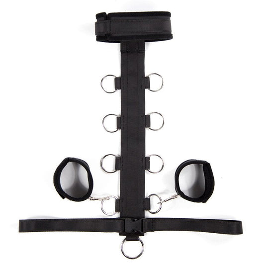 Fantasy Body BDSM Play Restraint Harness Cuffs and Restraints