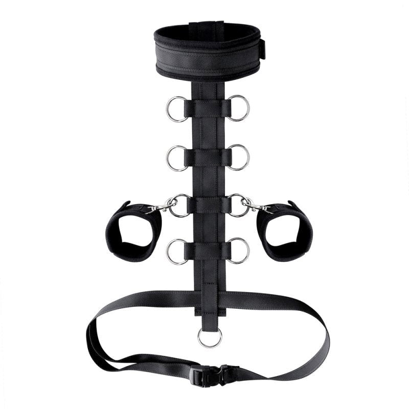 Fantasy Body BDSM Play Restraint Harness Cuffs and Restraints