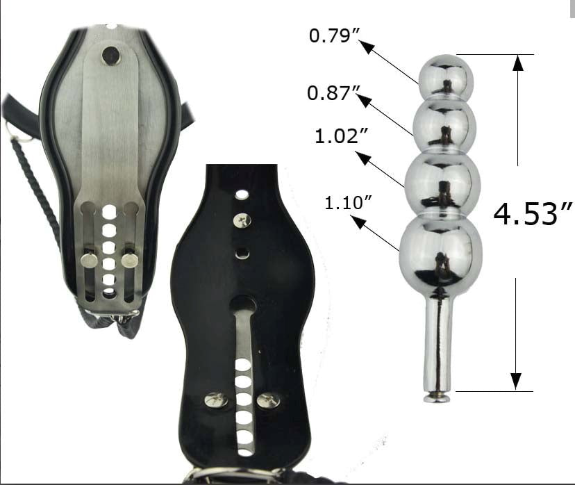 Female Steel Chastity Belt & Plug Her Fetish